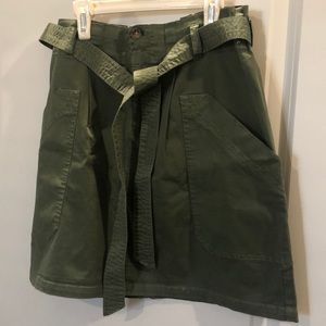 NWT Abercrombie & Fitch green military skirt